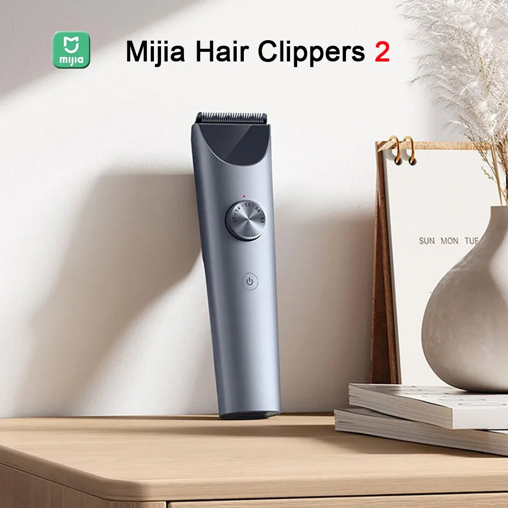 

Машинка для стрижки волос Mijia 2, беспроводной триммер с лезвием из титанового сплава, бакенбард, электробритва для парикмахера