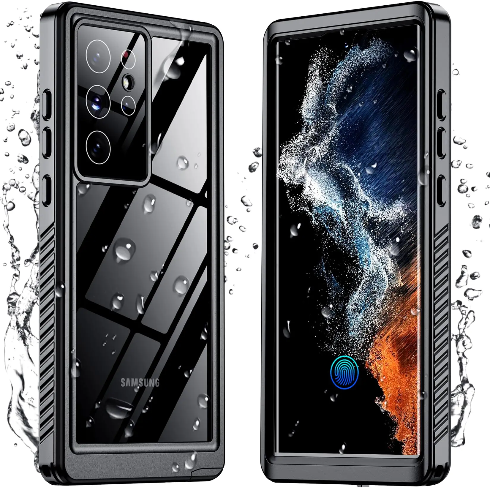 Ultimate Waterproof Shockproof Phone Case - Solid Color Protective Cover
