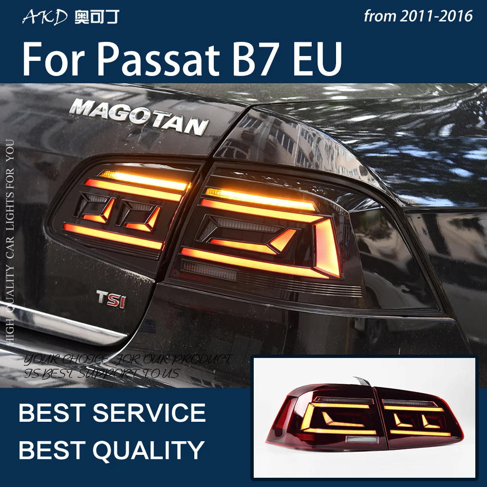 

Car Lights For Passat B7 EU Version Magotan LED Auto Taillight Assembly Upgrade B8.5 Design Dynamic Highlight Tools Accessories