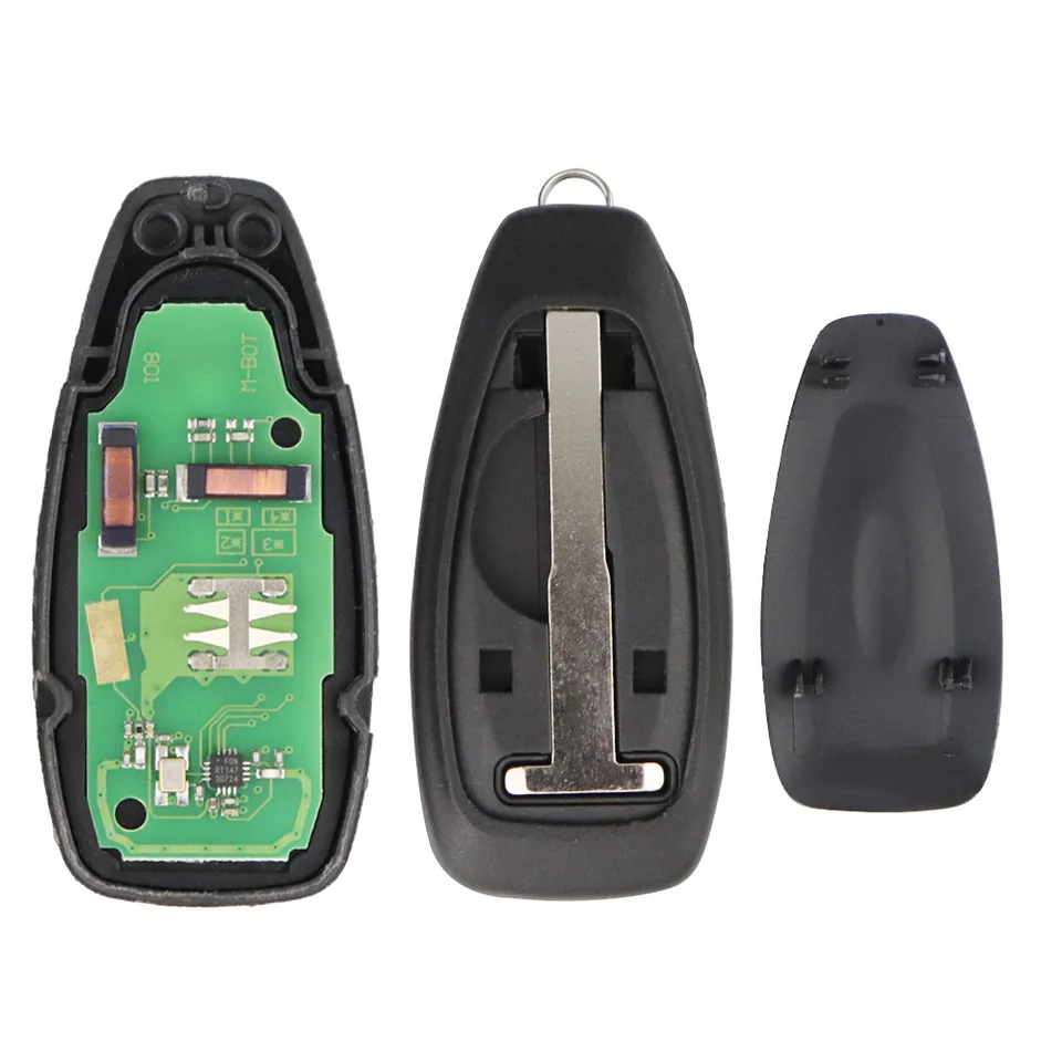 GZXNKEY 433MHZ ID49 Chip Telecomando per Ford Transit Chiave personalizzata Tourneo 2015-2020 con hu101 cacciavite a lama portachiavi