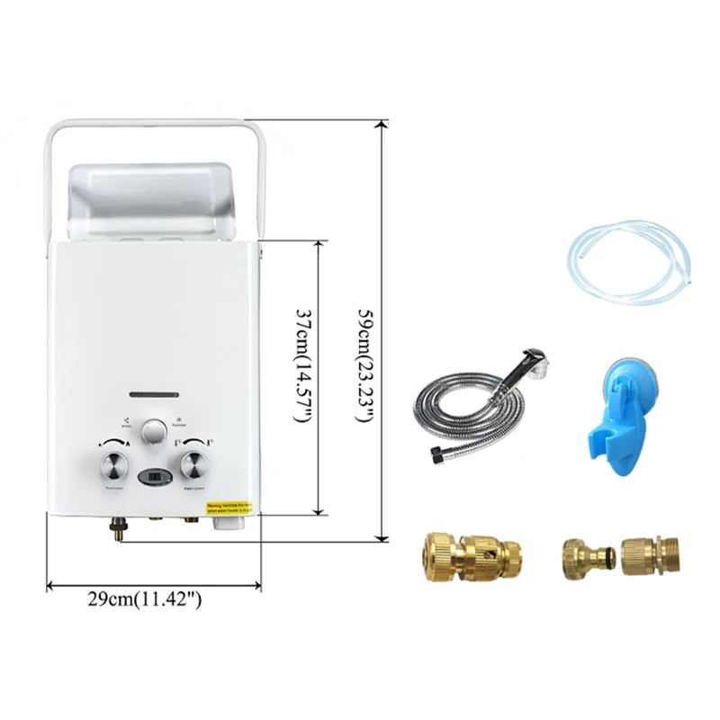 6L/min Instant Tankless Hot Water Heater Boiler + Shower Head LPG Gas 12KW  home appliance Gas water heater - AliExpress