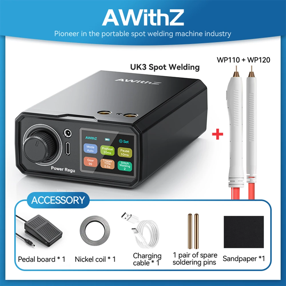 UK3 portable spot welding kit