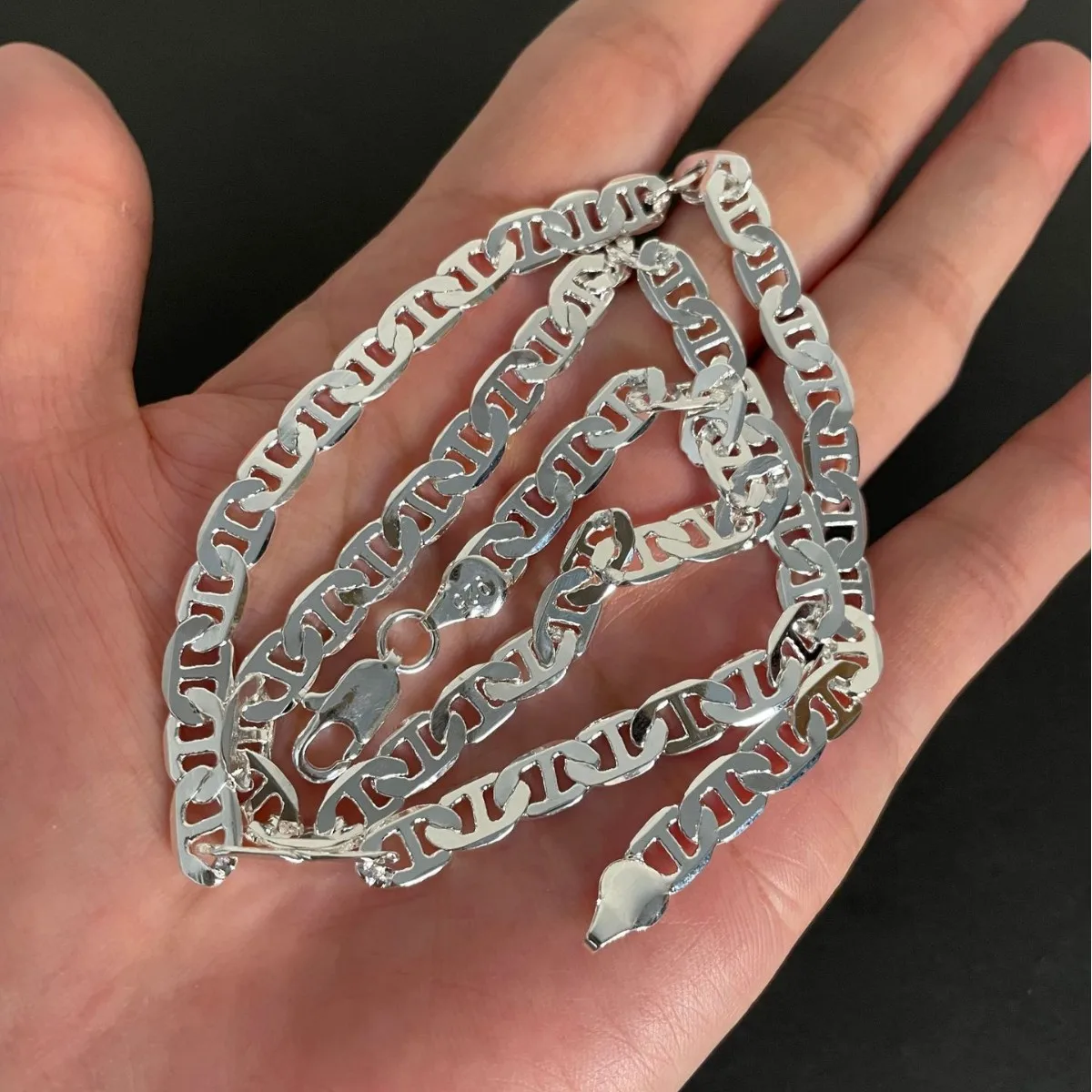 인기 브랜드  특별 6MM 체인 목걸이 팔찌 주얼리 세트 여성용 패션 부티크 액세서리 선물