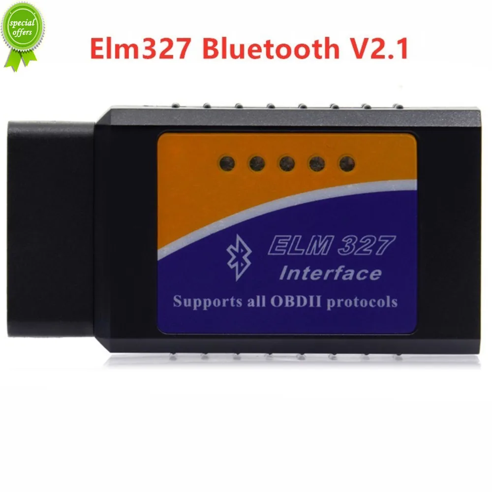 2023 Più Nuovo Super Elm327 Bluetooth Elm327 Obdii Obd2 V2.1 Lettore Di Strumenti Di Scansione Diagnostica Del Veicolo
