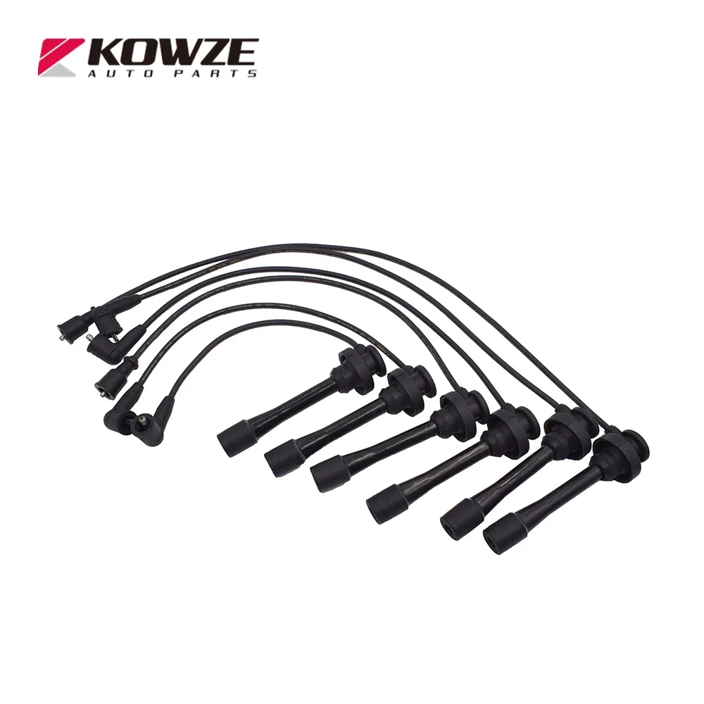 6PCS Spark Plug Cable Wires Set For Mitsubishi Pajero Montero Sport 6pcs-spark-plug-cable-wires-set-for-mitsubishi-pajero-montero-sport