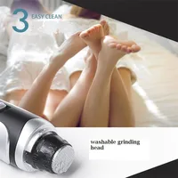 Electric Foot File Dead Hard Skin Cleaner Remover Pedicure Grinding Machine Roller Head Heel Grinder Smooth Callus Removal Tool 2