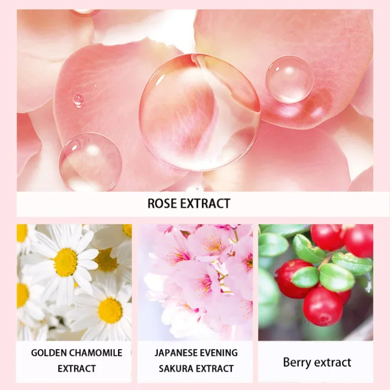 Lotion Moisturizing Whitening Day And Night Cream Oil Control Anti-Wrinkle Anti-Aging Lighten Pores Rose Face Skin Care 125ml