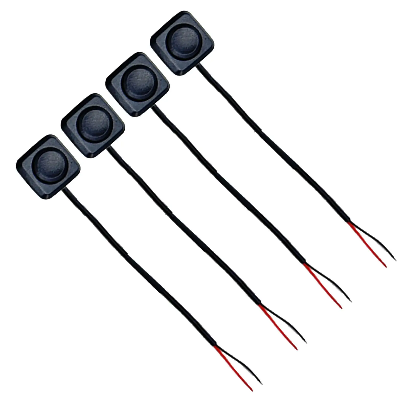 4Pcs Push Button Easy to Install Pre-wired Waterproof Momentary Push Button on Off Switch for Truck Boat Vehicle Automotive