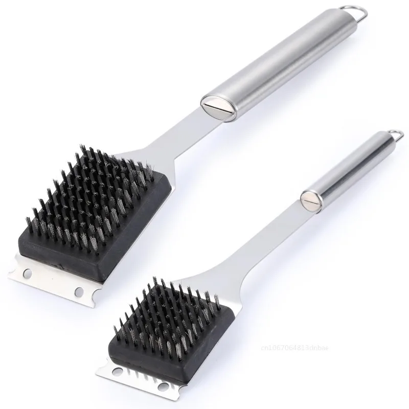 Grill Brush and Scraper, Wire BBQ Grill Brush for Outdoor Grill,16.5&rdquo;/14'' Cleaning BBQ Accessories, Safe Cleaner Brushes