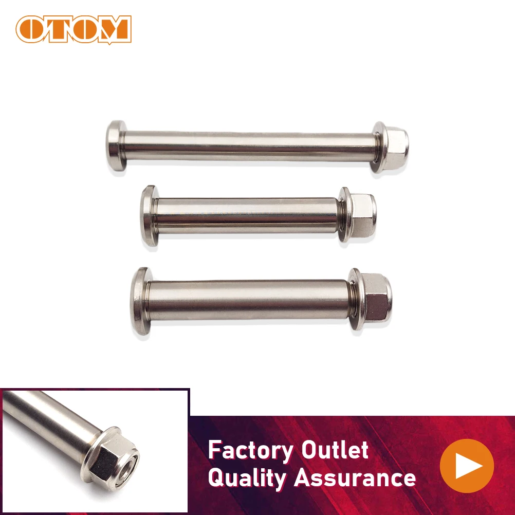 

OTOM 2024 Motorcycle Shock Absorber Shaft Rear Suspension Parts Linkage ARM Triangle Lever Pin Shaft Nut Set For YAMAHA WRF YZF