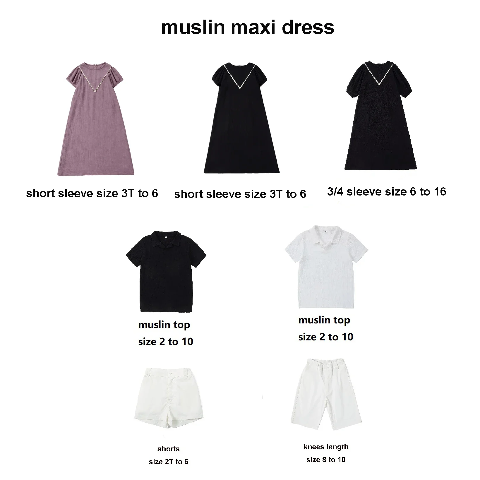 AP Dress Shorts and Muslin Shirt 2024 Summer Kids Cotton Family Matching Series Boy Top and Pants Micro Elastic Fabric, #7303 4