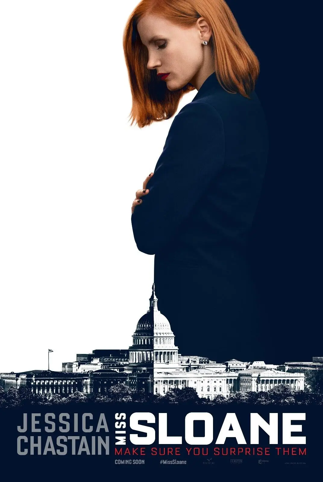 

Miss Sloane Movie Print Art Canvas Poster for Living Room Decoration Home Wall Decor Picture