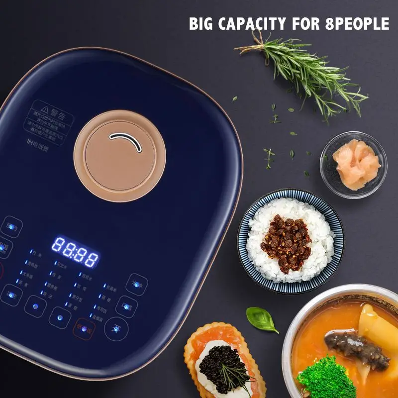 YYHC-Smart cooker Stainless steel induction heating intelligent technology 4 liter Low Sugar rice cooker