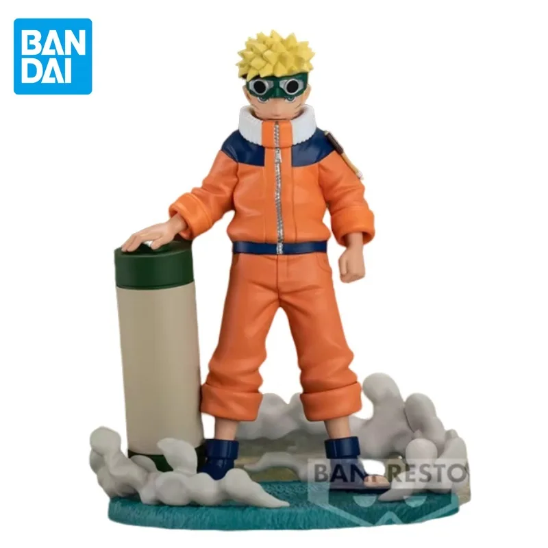 

NARUTO Bandai Original Anime Figure Uzumaki Naruto Memorable Saga Kids Toys Birthday Gift Desktop Ornaments Collectible Model