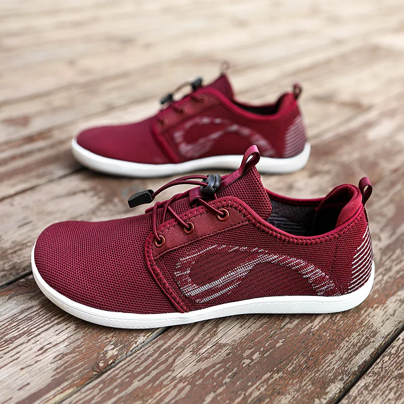 Unisex Wider Shoes Breathable Mesh Men Barefoot Wide-toed Shoes Flats Soft Zero Drop Sole Wider Toe Sneakes Large Size