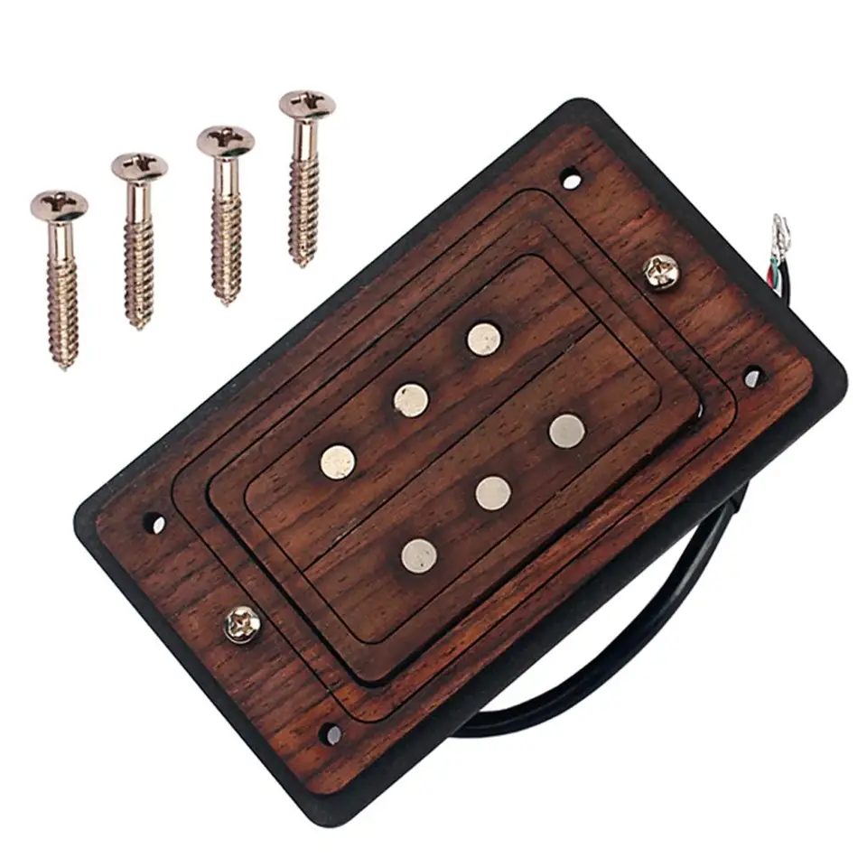 Cigar Box Guitar Pickup 3-String Single Coil Pick Up Cigarbox