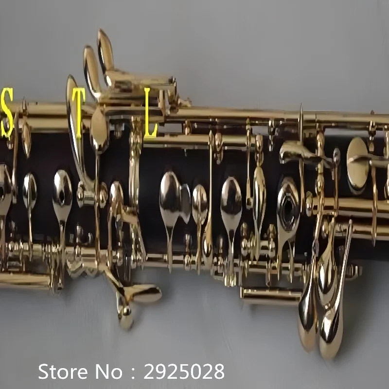Great ebony concert semiautomatic oboe,gold-plating C key