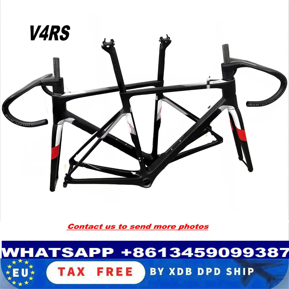 T1100 V4RS Carbon Bike Frames T47 Disc Brake Carbon Racing Bicycle Framekit RVBK SDM3 XDB DPD