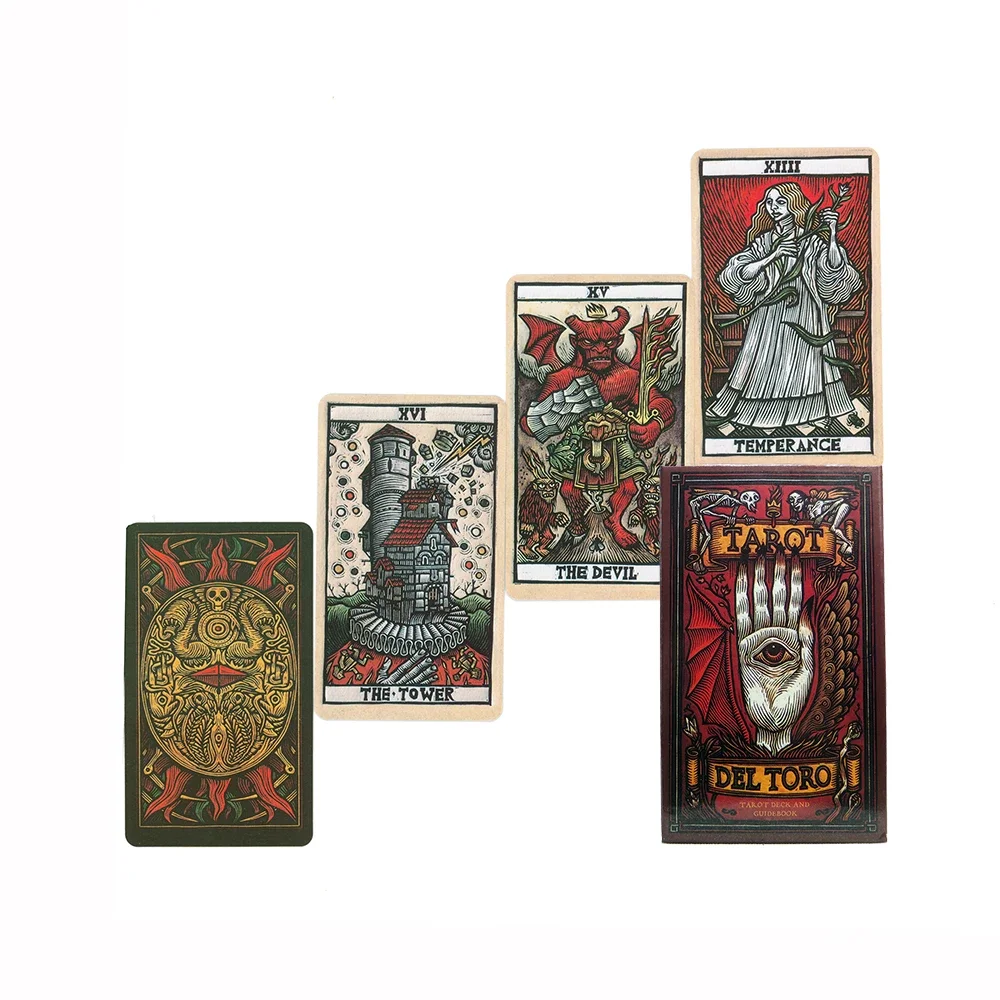 78 Cards Tarot Book for Beginners with PDF Guidebook Fate Game Affectional Divination Tools 5
