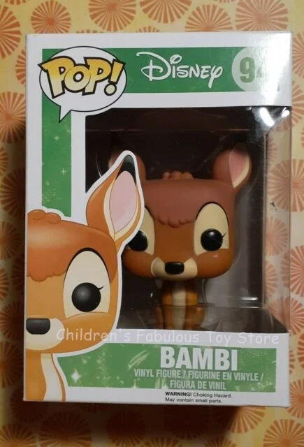 thumbnail image 1 of Funko Pop Recién Llegados Disney Bambi #94 Thumper #95 Flower #96 Figura de Acción Modelo Colección Juguetes para Decoración Regalo, 1 of 5