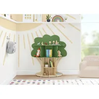 Delta Children Tree Bookcase - Greenguard Gold Certified, Fern Green/Crafted Natural 2