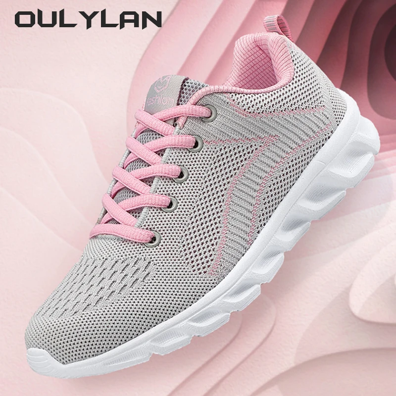 New Lightweight Soft Sole Outdoor Sports Spring and Autumn Sneakers Women Casual Shoes Women's Mesh Comfort Running Shoes - Image 2