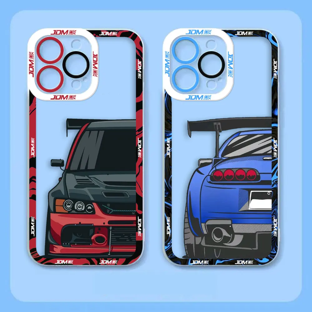 Sports Car Tokyo JDM Drift Angel Eyes Clear Soft Silicone