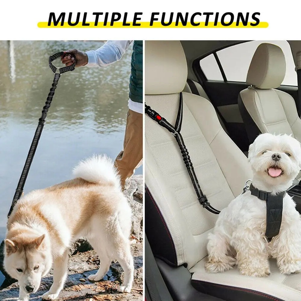 

Автомобильный ремень безопасности для собак, свинцовый ремень безопасности для домашних животных