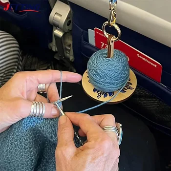 Portable Wooden Yarn Holder 1