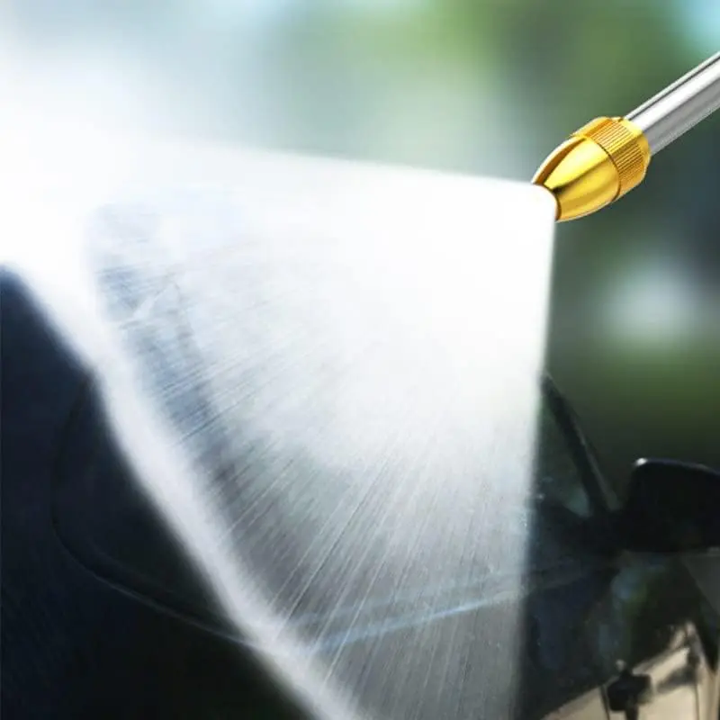 Car Wash Cleaning Machine with High-Pressure Water Gun, Garden Hose Nozzle, and Foam Spray Tool