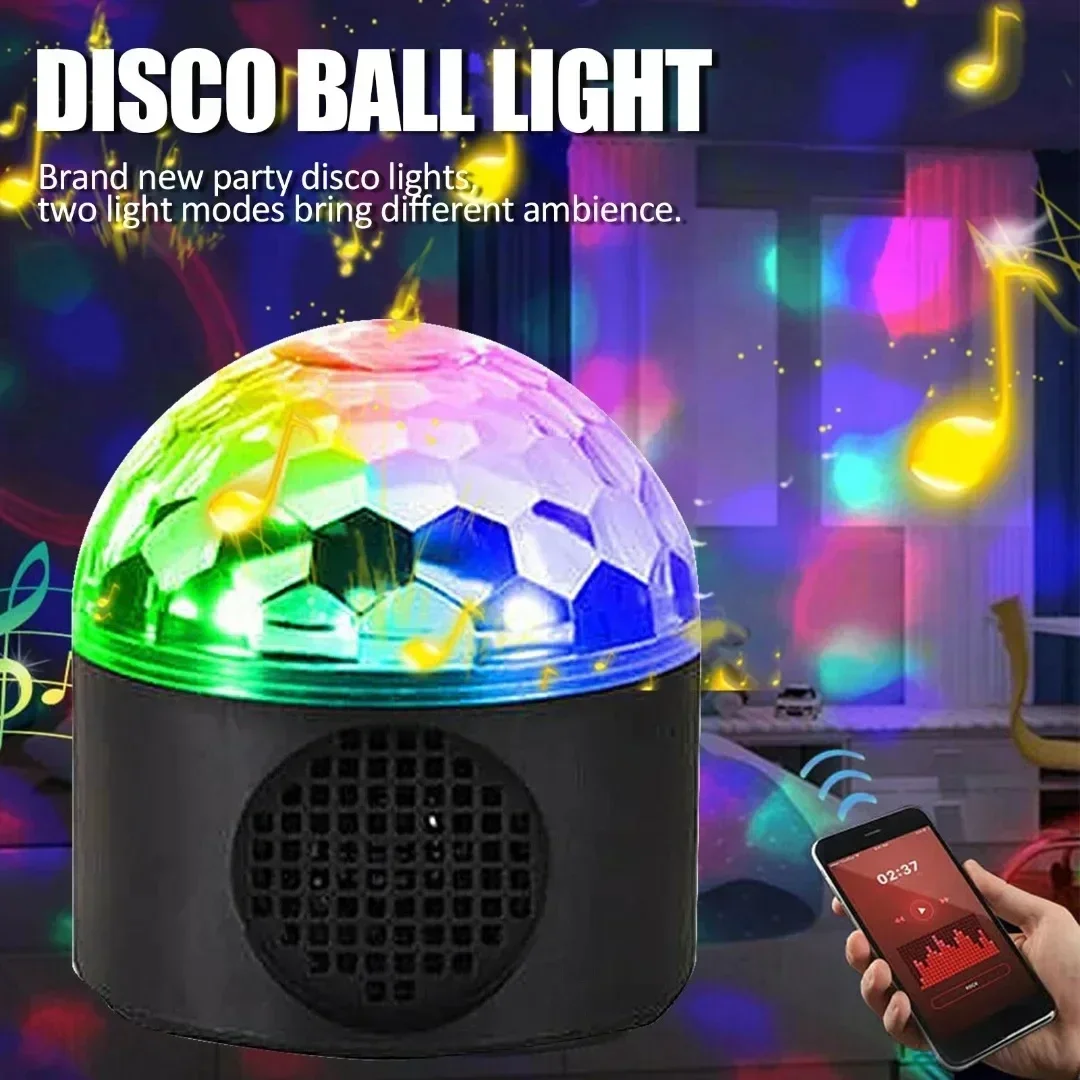 

2 шт., цветные Звездные проекторы, RGB дискотечный шар