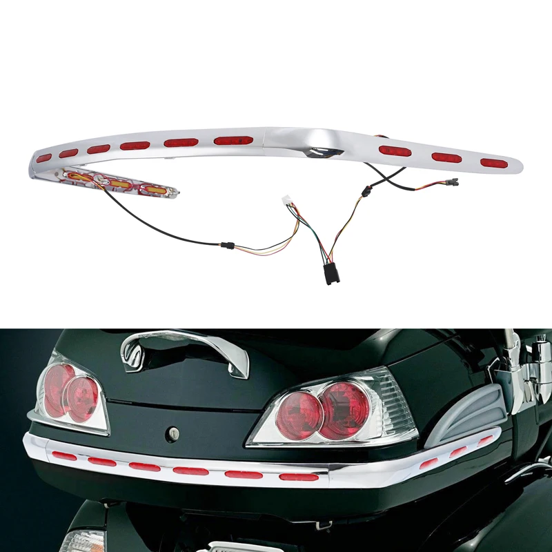 Trunk Decoration Trim LED Light Honda Goldwing GL1800 2001-2011 Motorcycle motorcycle led lights motorcycle accessories
