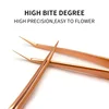 NATUHANA Anti-static Straight Eyelash Extension Tweezers Industrial Precision Curved Straight Lash Eyebrow Tweezers Makeup Tool 6