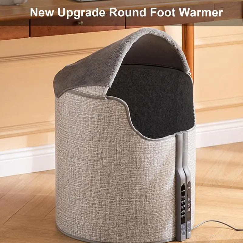 

Portable Winter Electric Feet Heater Folding Electric Heating Pad Under Desk Foot Warmer 170W Temperature Adjustable Leg Warmer