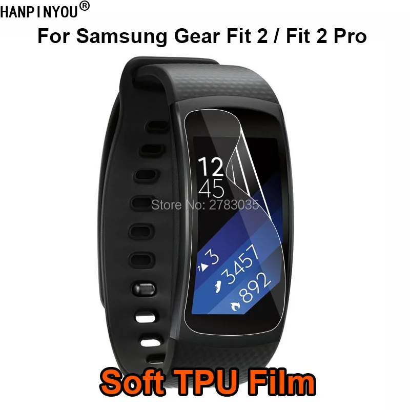 

Защитная пленка (не закаленное стекло) для смарт-часов Samsung Gear Fit 2 / Fit2 Pro