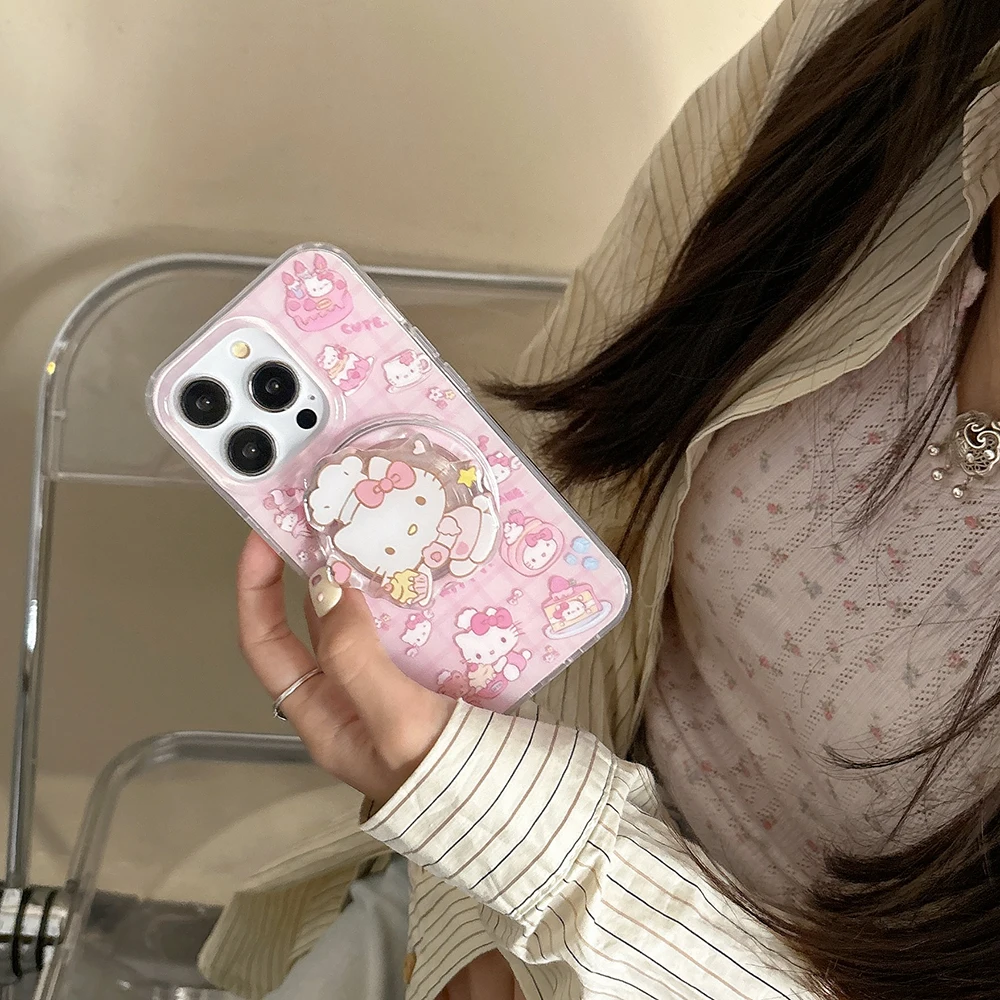 Cartoon Hello Kitty drop-resistant case for iPhone 14