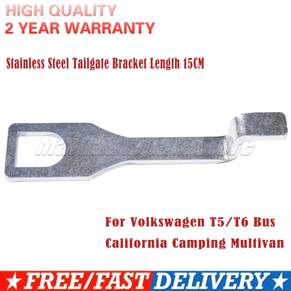 Per Volkswagen T5/T6 Bus California Camping Multivan Staffa Portellone In Acciaio Inox Lunghezza 15Cm