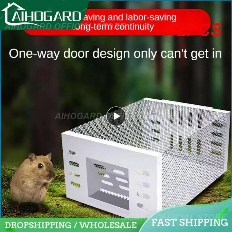 

1/2 шт., домашняя Автоматическая ловушка для мыши