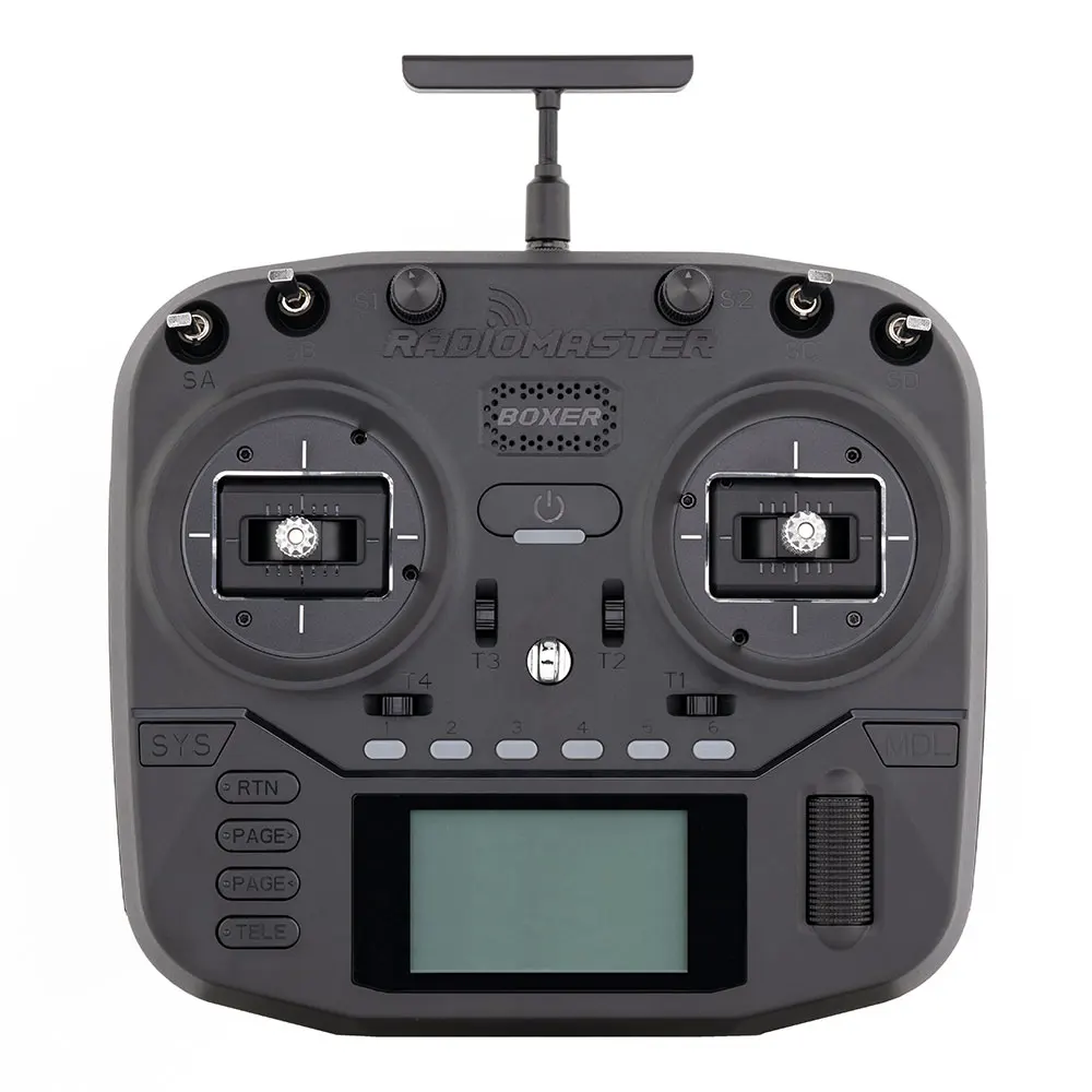 Radio ELRS M2 FCC 6200mAh pour drone RC, poignée ergonomique et boutons latéraux