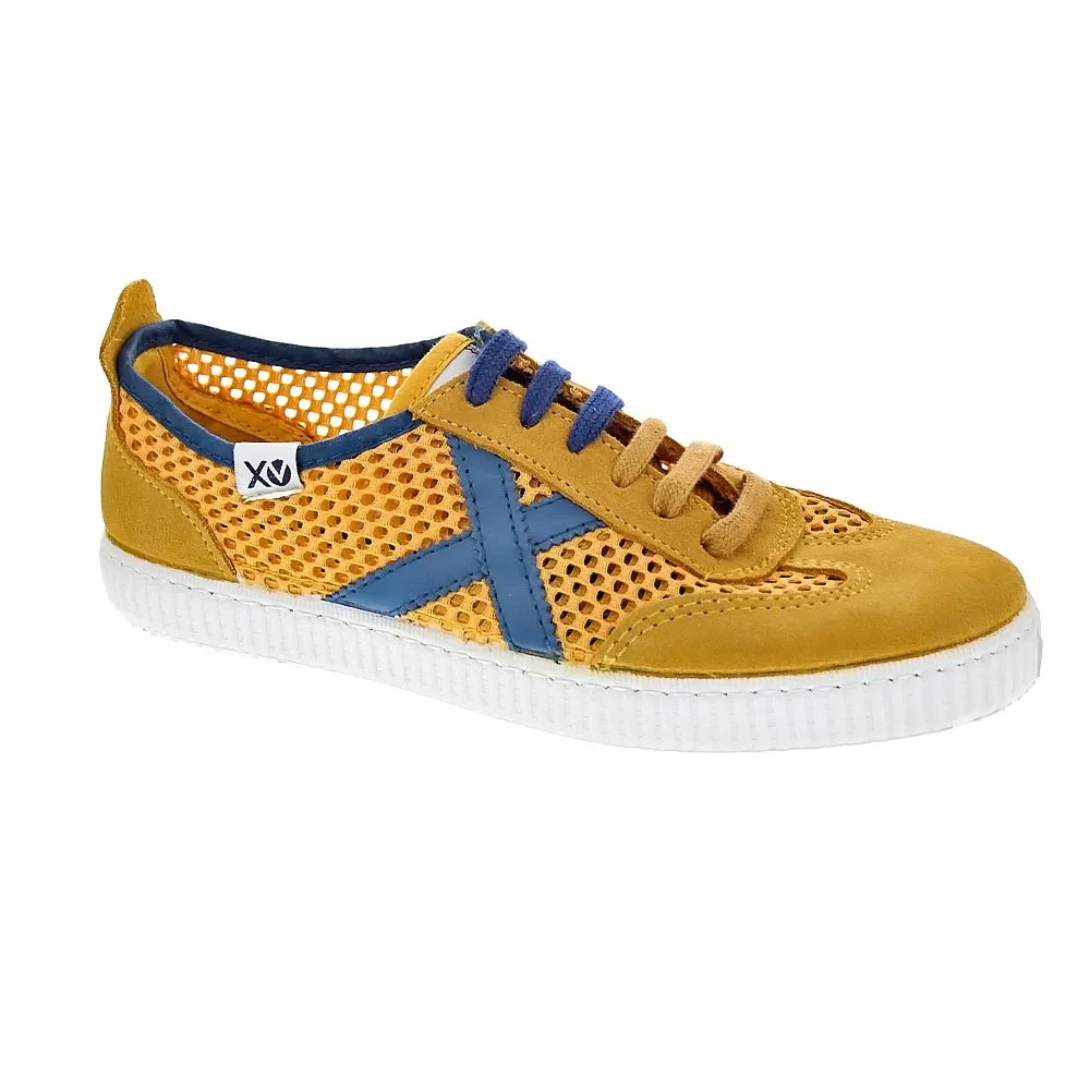 Munich Mujer Zapatillas Bajas Modelo 8025008 Deportivas Urbanas Color Amarillo Moda Mujer Zapatos Originales