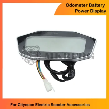 Scooter elettrico 60V 72V Contachilometri Display della potenza della batteria Tachimetro Tabella dentata per accessori scooter scooter Citycoco