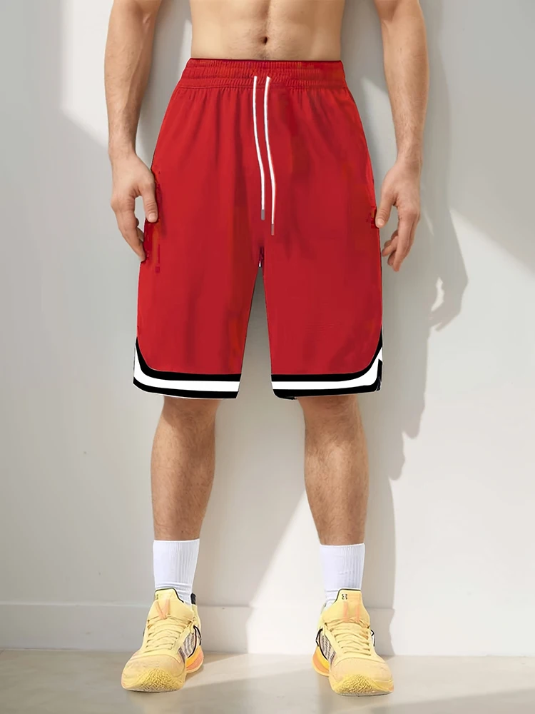 Basketball shorts for men's summer sports training in 2025, casual