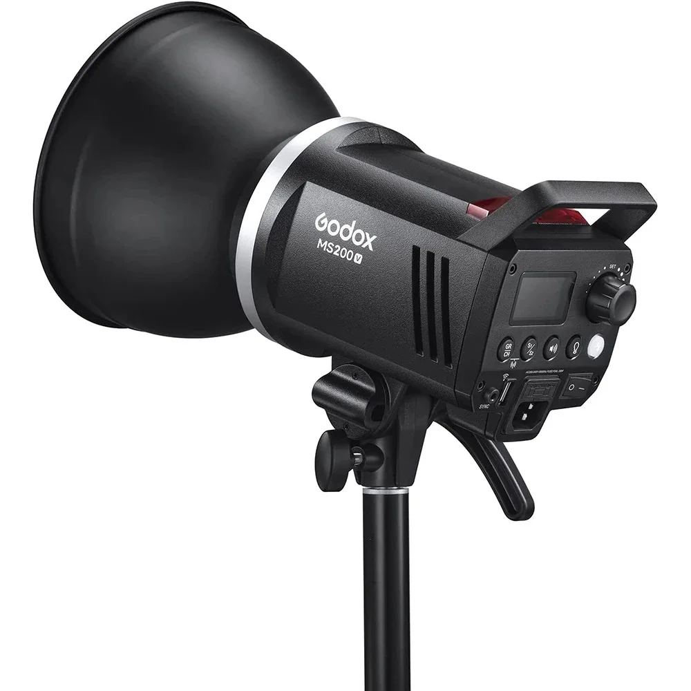 Godox MS200V 200W MS300V 300W LED Studio Flash 2.4G Wireless Receiver Lightweight Compact Bowens Mount LED Modeling Lamp 4