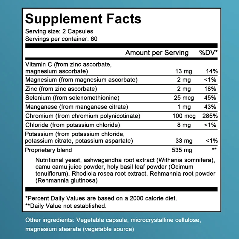 Rhodiola rosea extract, containing vitamin C and various minerals, supports immune system health and balances blood sugar