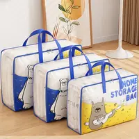 Foldable Clothes Storage Bag Quilt Organize Cases with Handle Household Waterproof Dustproof Quilt Sorting Storage Bag 1