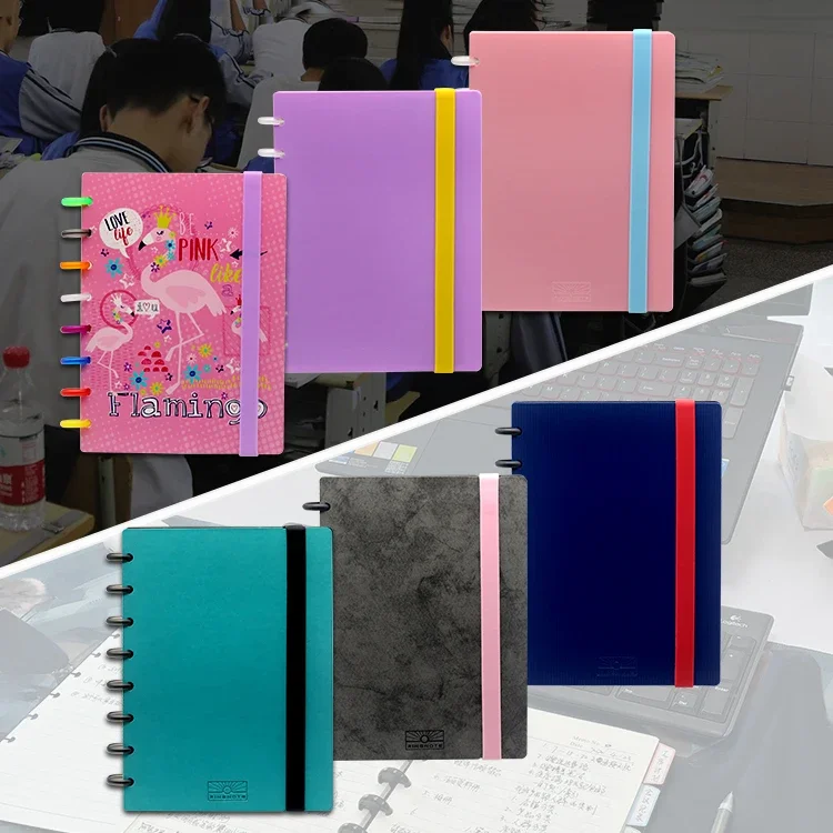 Fromthenon A4 A5 B5 Notebooks Cover Silicone Elastic Band Color Rubber Bands Bandage for Planner Scrapbooking Business Card Book 6