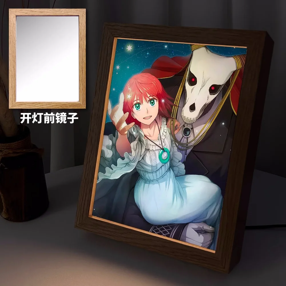 

Anime The Ancient Magus' Bride Lamp Ornaments Desk Light Action Figure Wooden Kids Toys 6582 Brinquedos Gift