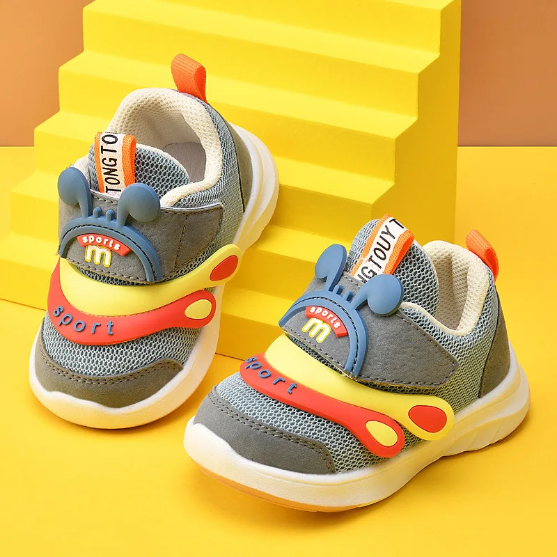 

Children's Shoes Spring and Autumn 0-1-3 Years Old Girls' Breathable Soft Soled Baby Shoes Baby Shoes Boys' Coolname Sneaker Tod