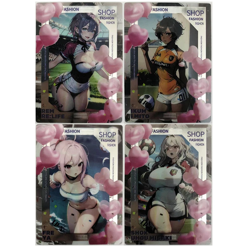 

Anime Goddess Story Rare LP Refractive Flashcards Rem Shok Fre Ikum Toys for boys Collectible Cards Christmas Birthday Gifts