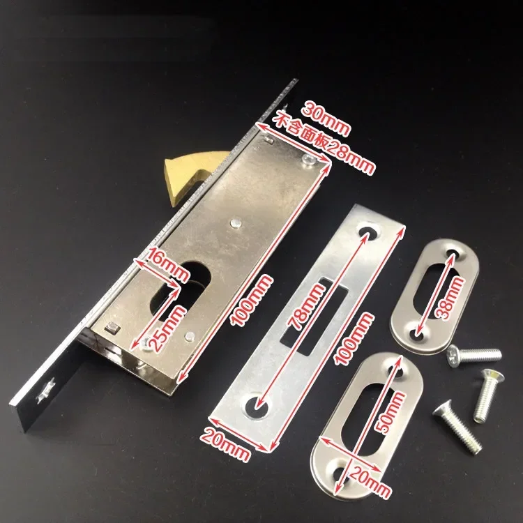 Iron gate/Sliding door hook lock, Copper hook, for Plastic steel door,Copper lock cylinder, More strong